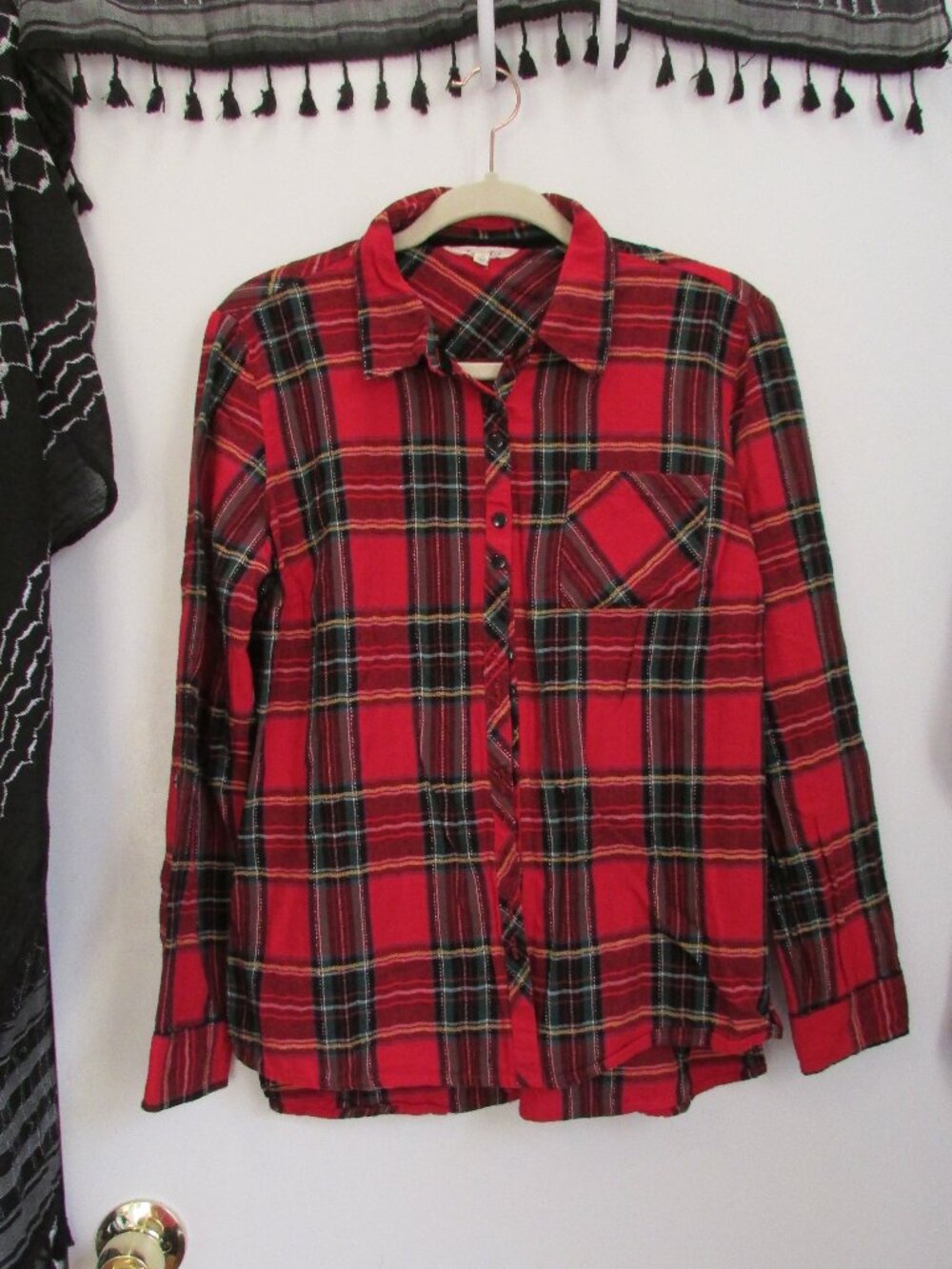 Krazy Kat Red Plaid Shirt